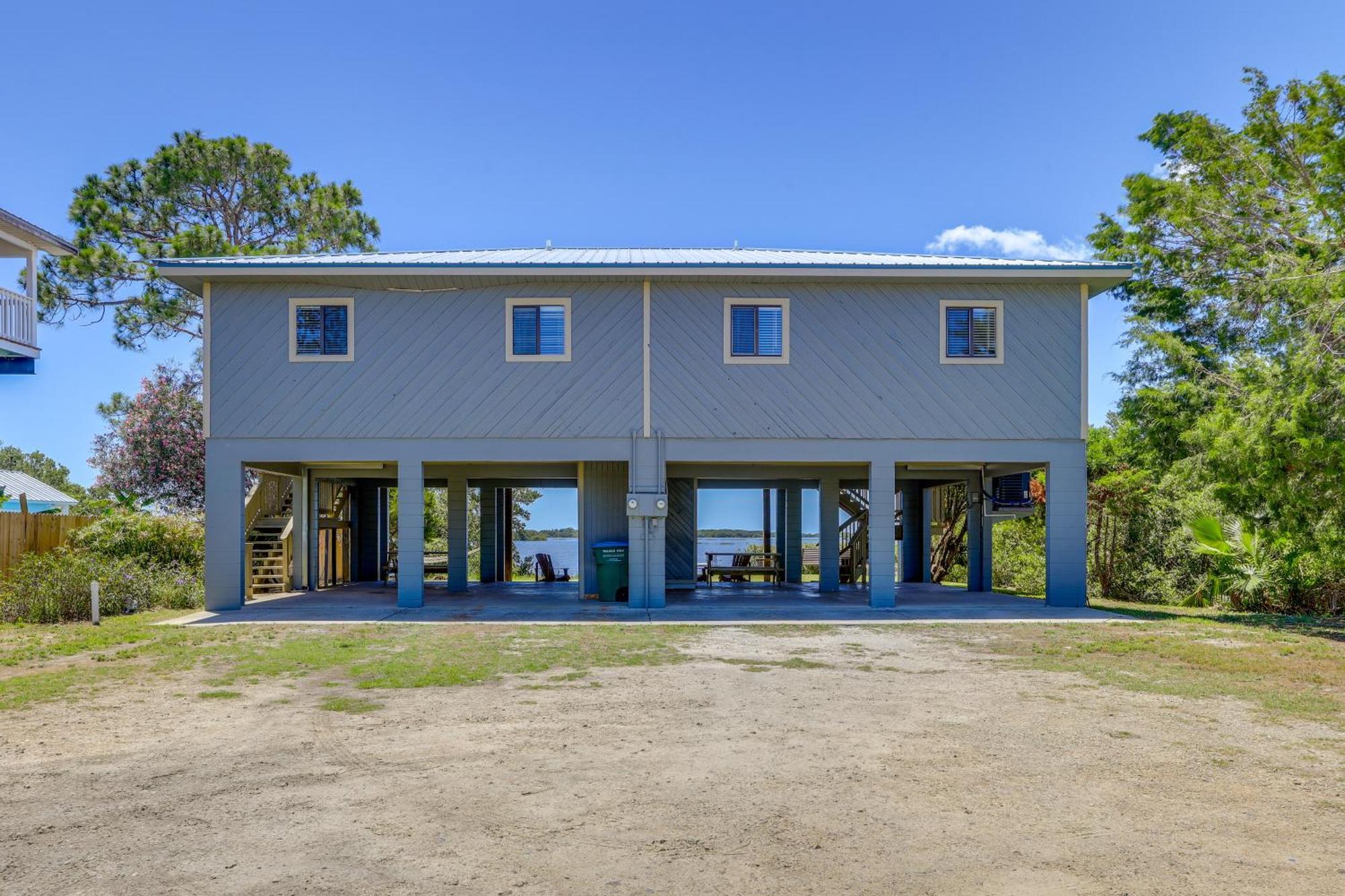 Waterfront Cedar Key Duplex Home Grill And Dock! 외부 사진
